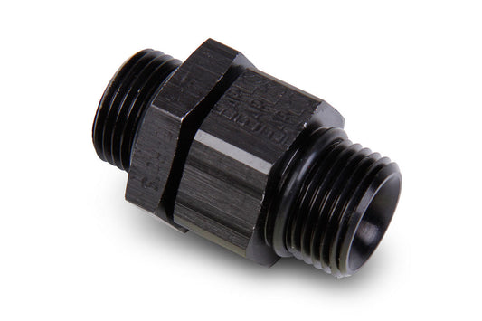 Fitting - Adapter - Straight - 8 AN Male Swivel to 8 AN Male - Aluminum - Black Anodized - Each