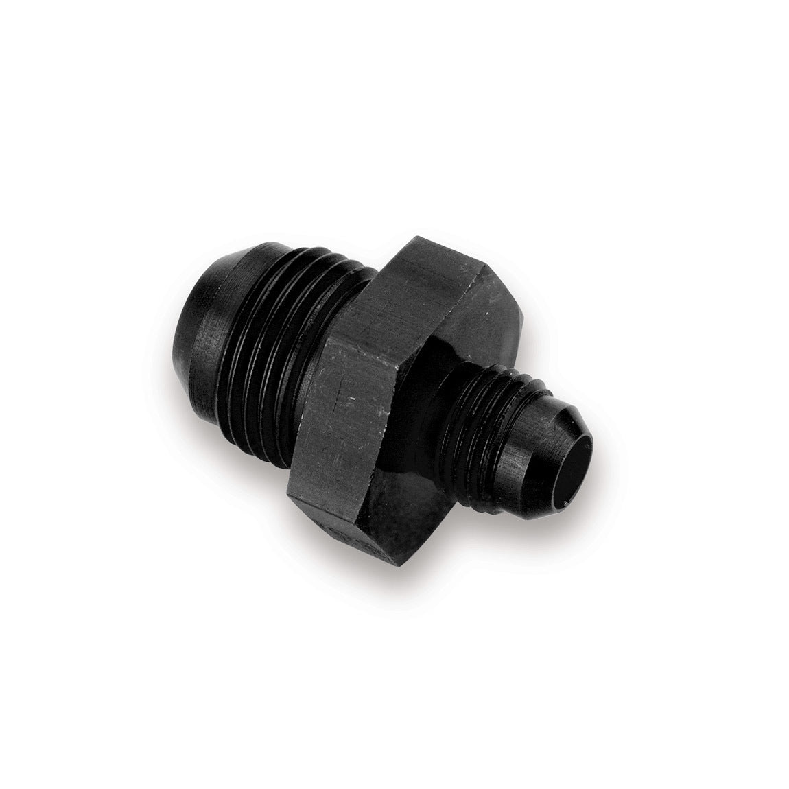 Fitting - Adapter - Straight - 6 AN Male to 5 AN Male - Aluminum - Black Anodized - Each