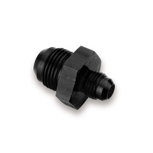 Fitting - Adapter - Straight - 8 AN Male to 6 AN Male - Aluminum - Black Anodized - Each
