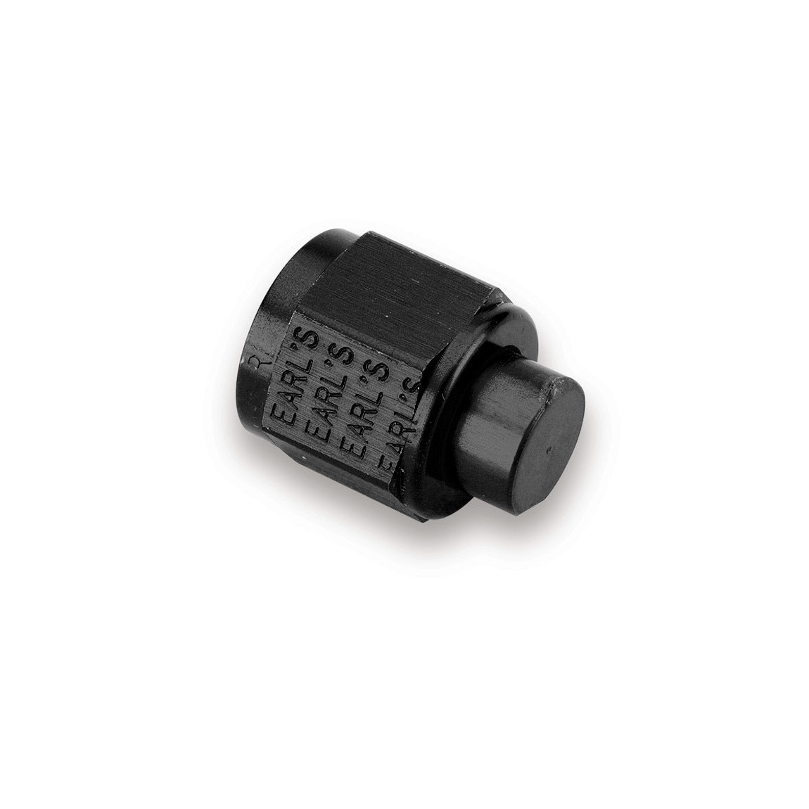 Fitting - Cap - 8 AN - Aluminum - Black Anodized - Each