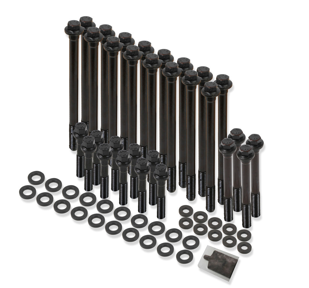 Cylinder Head Stud Kit - Hex Head - Chromoly - Black Oxide - GM LS-Series - Kit