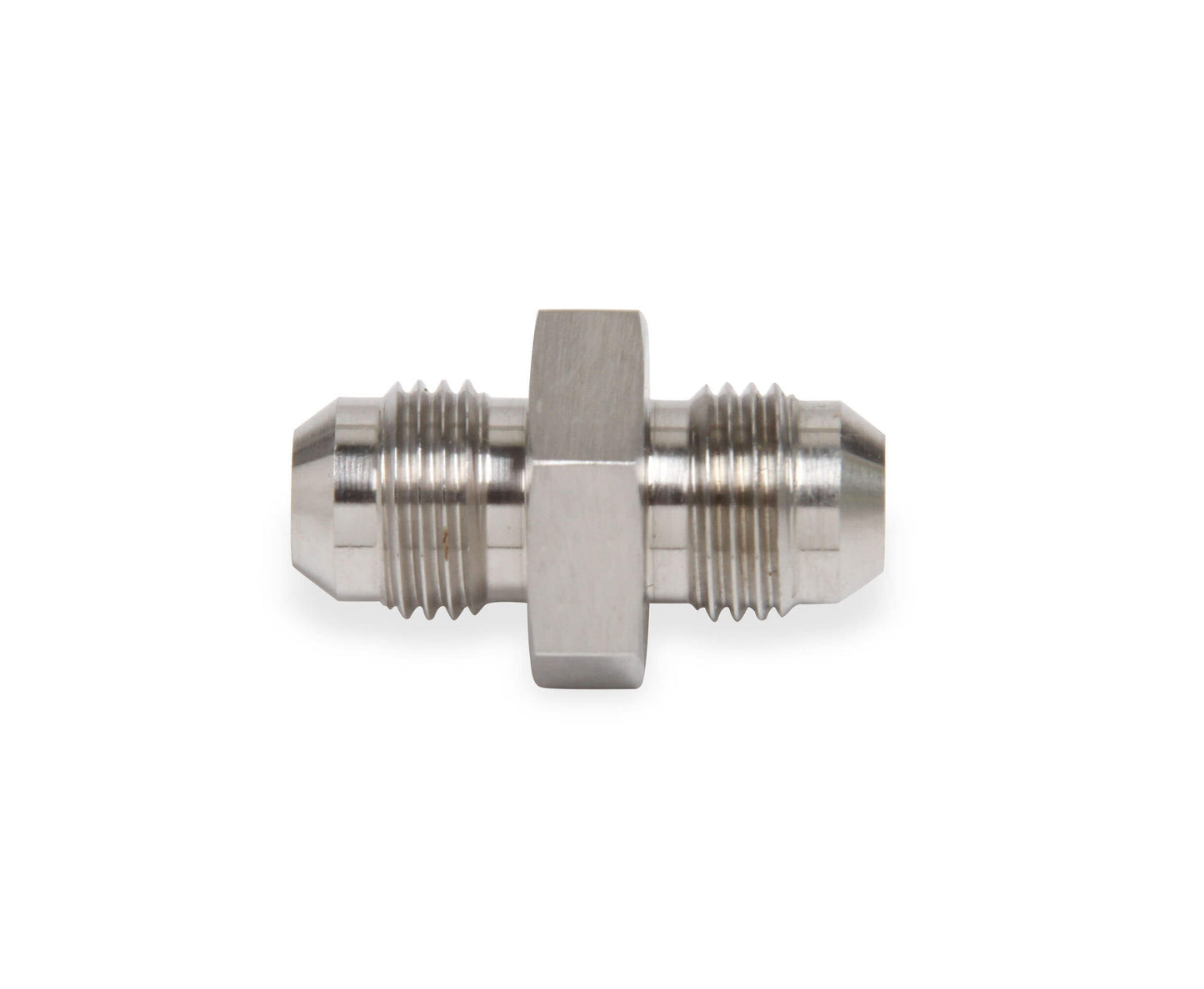Fitting - Adapter - Straight - 3 AN Male to 3 AN Male - Stainless - Natural - Each