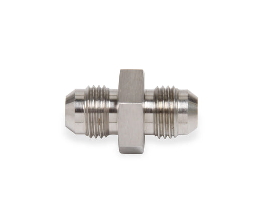 Fitting - Adapter - Straight - 3 AN Male to 3 AN Male - Stainless - Natural - Each
