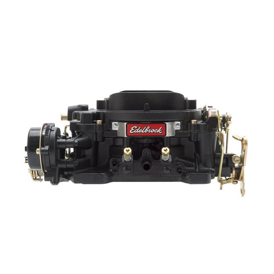 Carburetor - Performer - 4-Barrel - 750 CFM - Square Bore - Manual Choke - Mechanical Secondary - Single Inlet - Aluminum - Black Powder Coat - Each