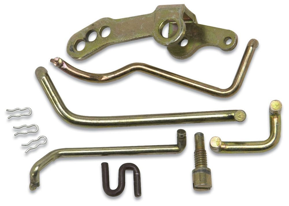 Carburetor Linkage - Steel - Cadmium - Edelbrock Performer Carburetors - Kit