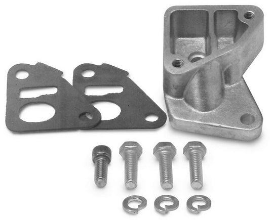 EGR Adapter - Aluminum - Natural - Edelbrock Performer Carburetors - Small Block Chevy - Each