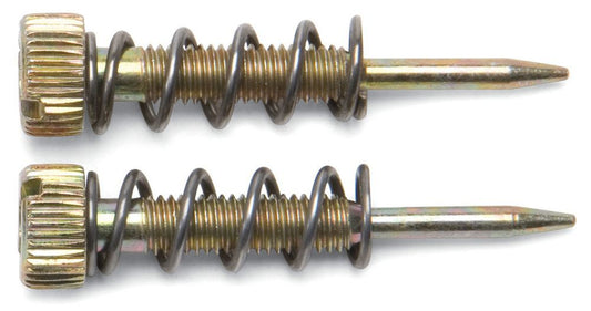 Carburetor Mix Screws - Steel - Cadmium - Edelbrock Performer / Thunder AVS Carburetors - Pair