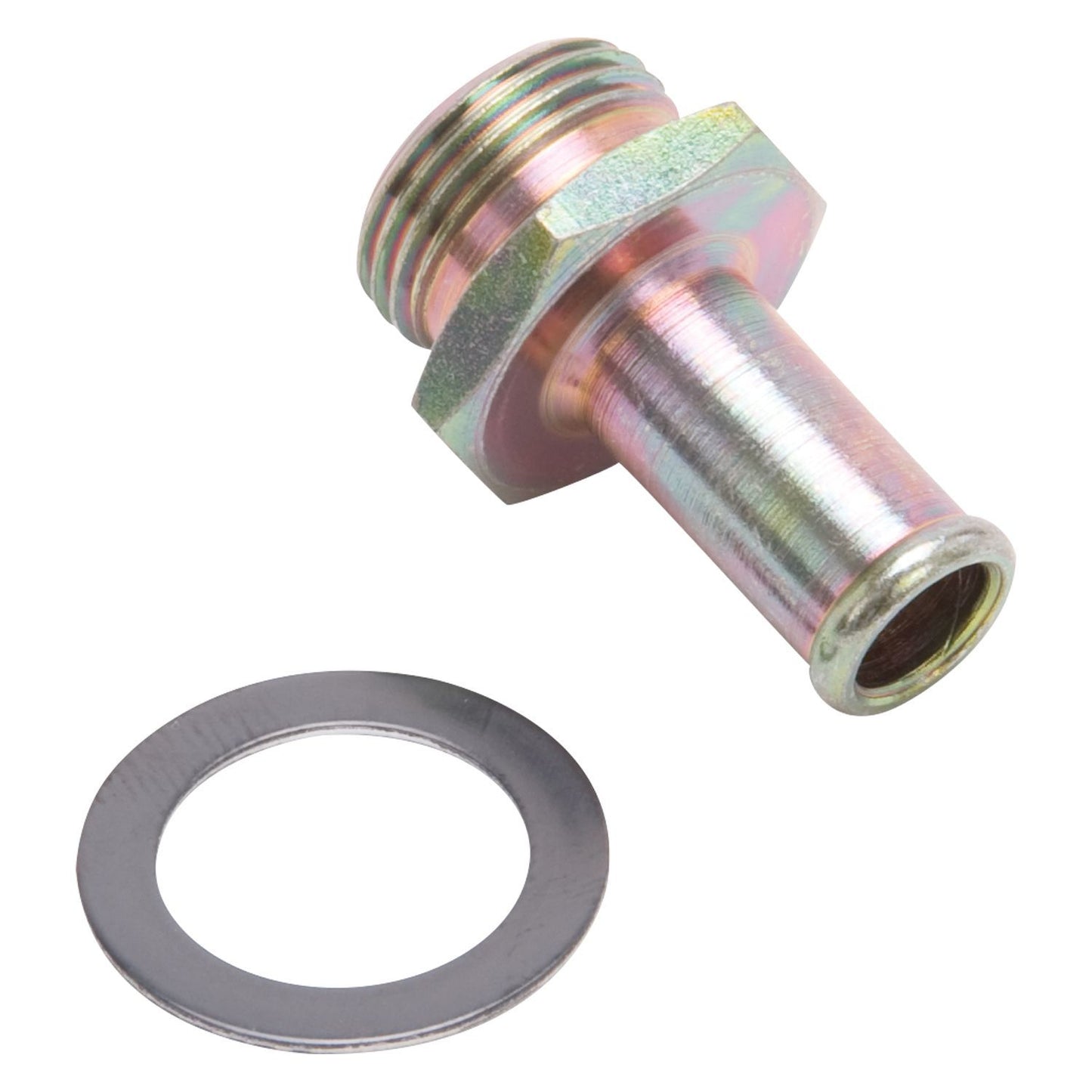 Fitting - Adapter - Straight - 5/8-20 in Male to 3/8 in Hose Barb - Brass - Natural - Each