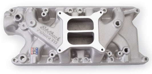 Intake Manifold - Performer 289 - Square Bore - Dual Plane - Aluminum - Natural - Small Block Ford - Each