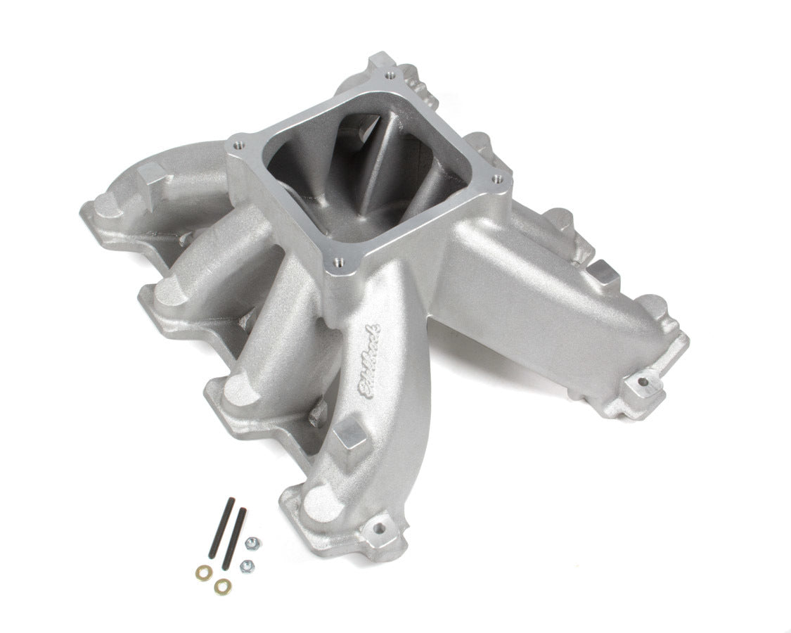 Intake Manifold - Super Victor - Dominator Flange - Single Plane - Aluminum - Natural - GM LS-Series - Each