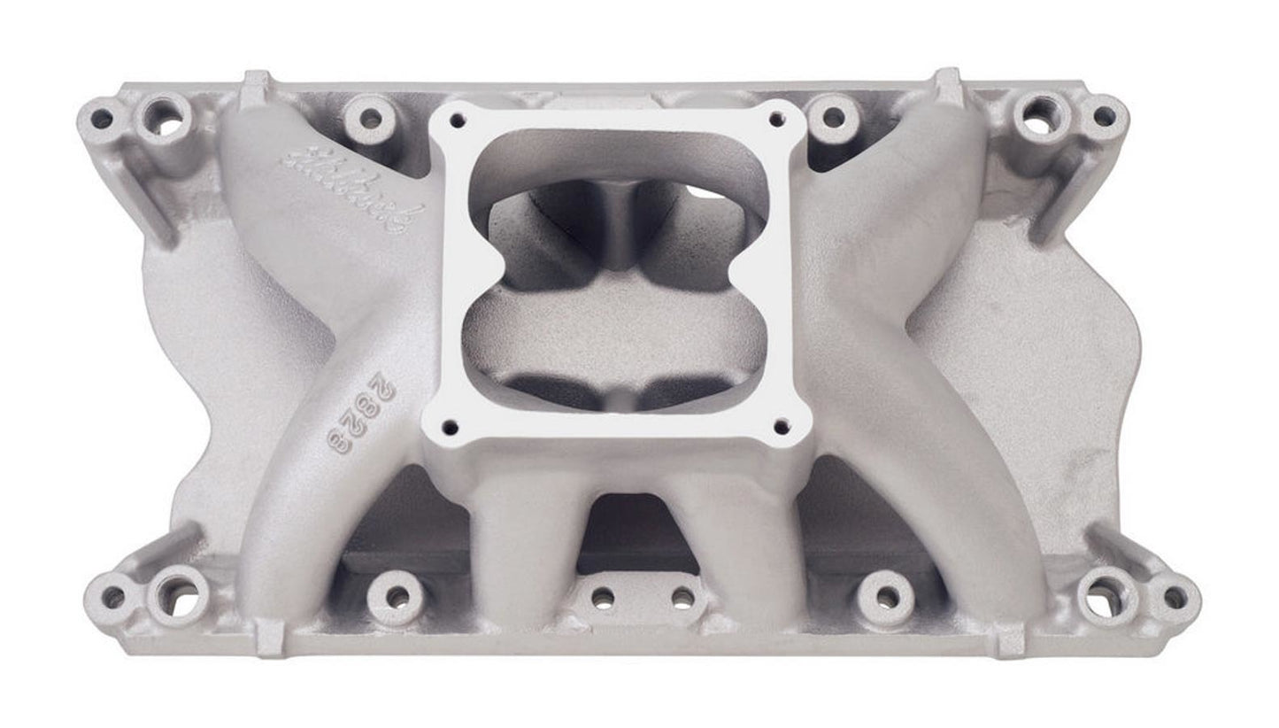 Intake Manifold - Glidden Victor 351W - Dominator Flange - Single Plane - Aluminum - Natural - Small Block Ford - Each