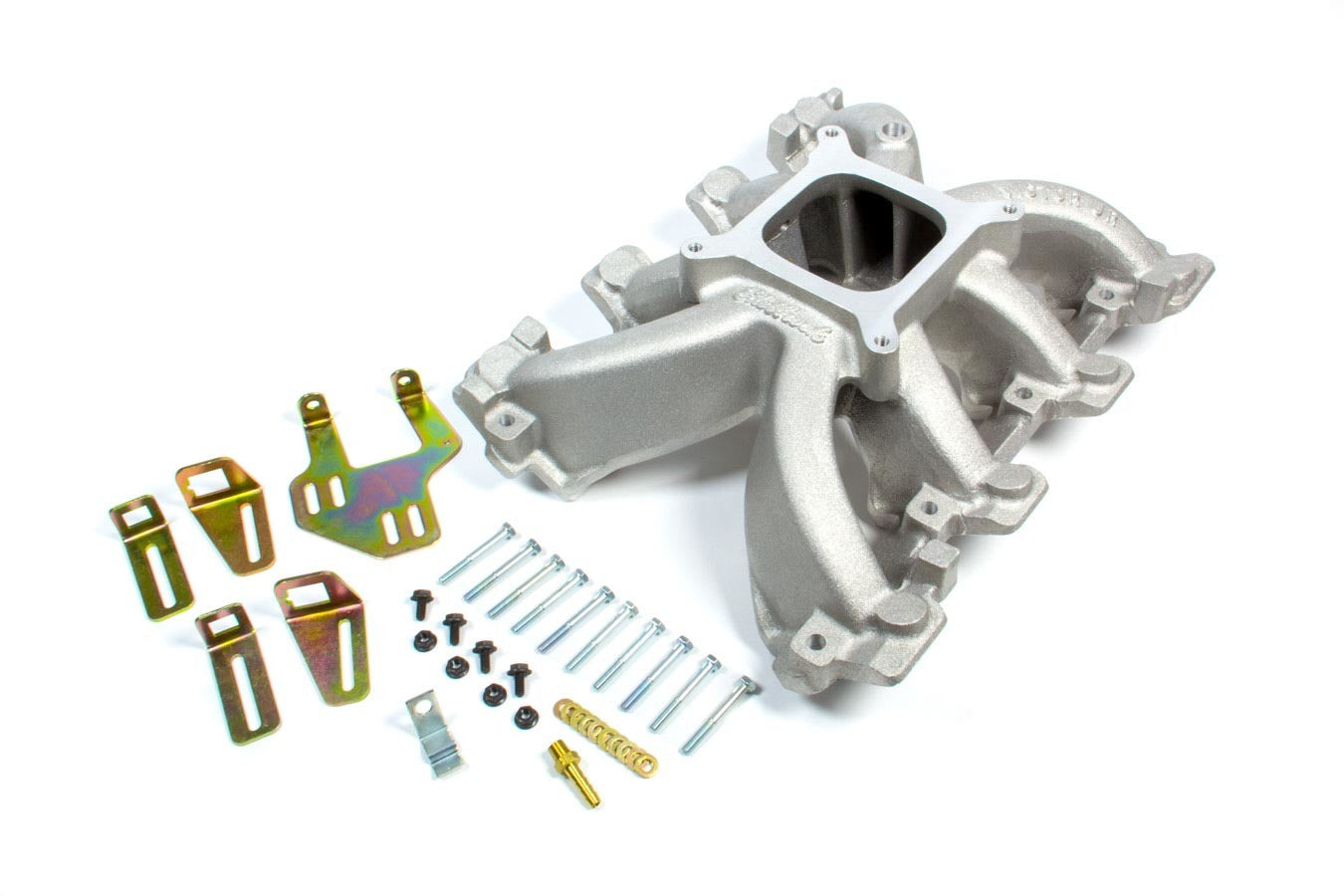 Intake Manifold - Victor JR. LS1 - Square Bore - Single Plane - Aluminum - Natural - GM LS-Series - Each