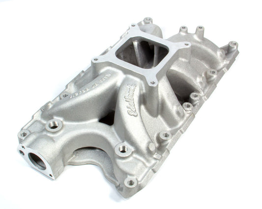 Intake Manifold - Victor JR. 351W - Square Bore - Single Plane - Aluminum - Natural - Small Block Ford - Each