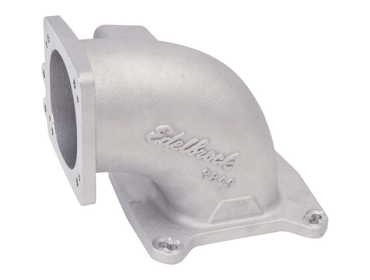 Intake Elbow - High Flow - 95 mm Max Throttle Body - Aluminum - Natural - Square Bore - Each