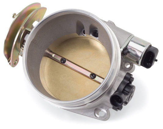 Throttle Body - 1100 CFM - Stock Flange - 90 mm Single Blade - Aluminum - Natural - GM LS-Series - Each