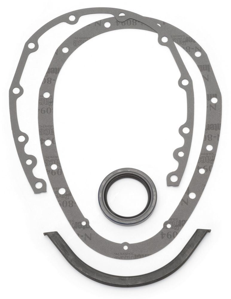 Timing Cover Gasket - Composite - Edelbrock 2-Piece Timing Cover - Small Block Chevy - Kit