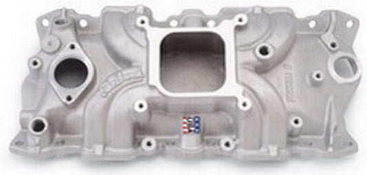 Intake Manifold - Torker II - Square Bore - Single Plane - Aluminum - Natural - Small Block Chevy - Each