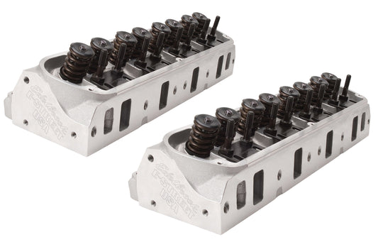 Cylinder Head - E-Street - Assembled - 1.900 / 1.600 in Valve - 170 cc Intake - 60 cc Chamber - 1.460 in Springs - Aluminum - Small Block Ford - Pair