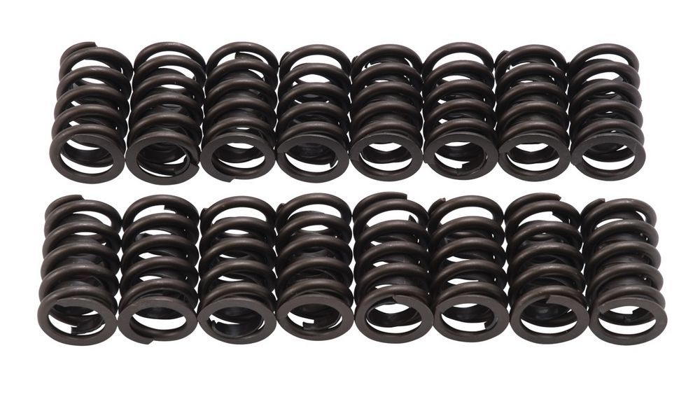 Valve Spring - Sure Seat - Single Spring / Damper - 1.150 in Coil Bind - 1.250 in OD - Edelbrock E-Street - Small Block Chevy / Small Block Ford - Set of 16