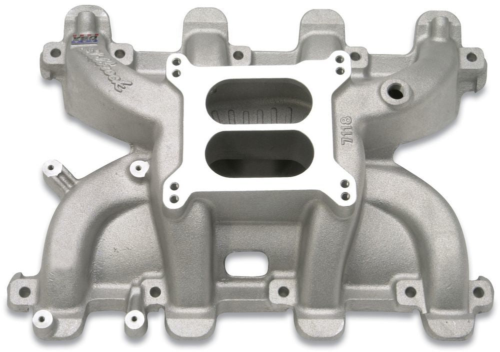 Intake Manifold - Performer RPM LS1 - Square Bore - Dual Plane - Aluminum - Natural - GM LS-Series - Each