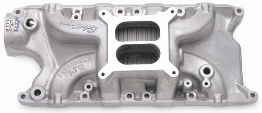 Intake Manifold - Performer RPM 302 - Square Bore - Dual Plane - Aluminum - Natural - Small Block Ford - Each