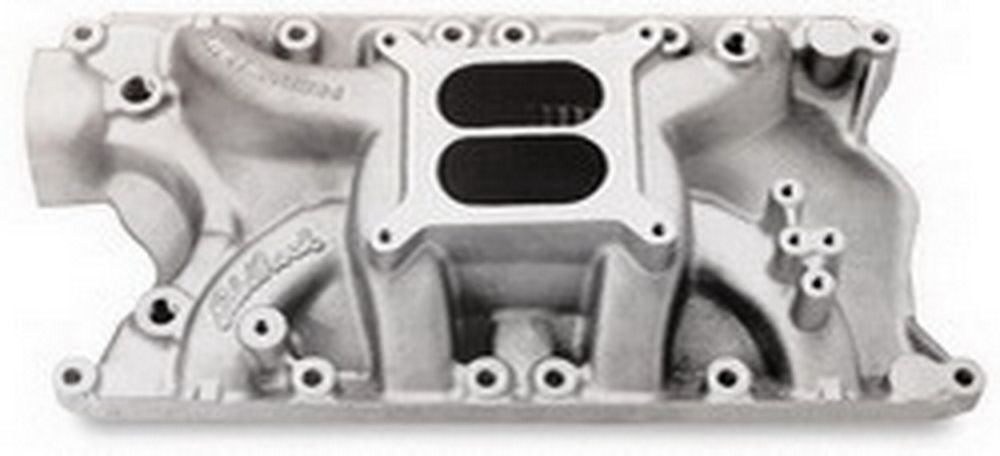 Intake Manifold - Performer RPM 351W - Square Bore - Dual Plane - Aluminum - Natural - Small Block Ford - Each