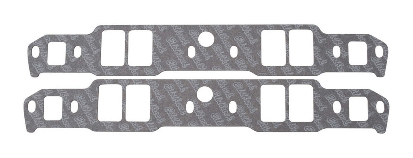 Intake Manifold Gasket - 0.06 in Thick - 1.31 x 2.02 in Rectangular Port - Composite - Victor JR 23 Degree Heads - Small Block Chevy - Pair