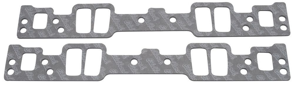 Intake Manifold Gasket - 0.12 in Thick - 1.08 x 2.11 in Rectangular Port - Composite - E-Tech Heads - Small Block Chevy - Pair