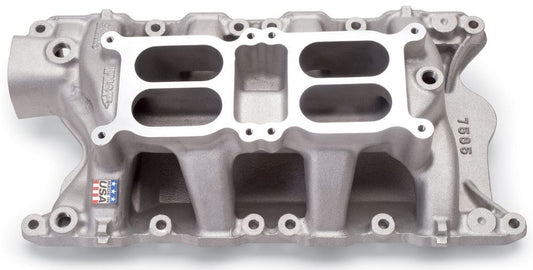 Intake Manifold - RPM Air-Gap 351W - Square Bore - Dual Quad - Aluminum - Natural - Small Block Ford - Each