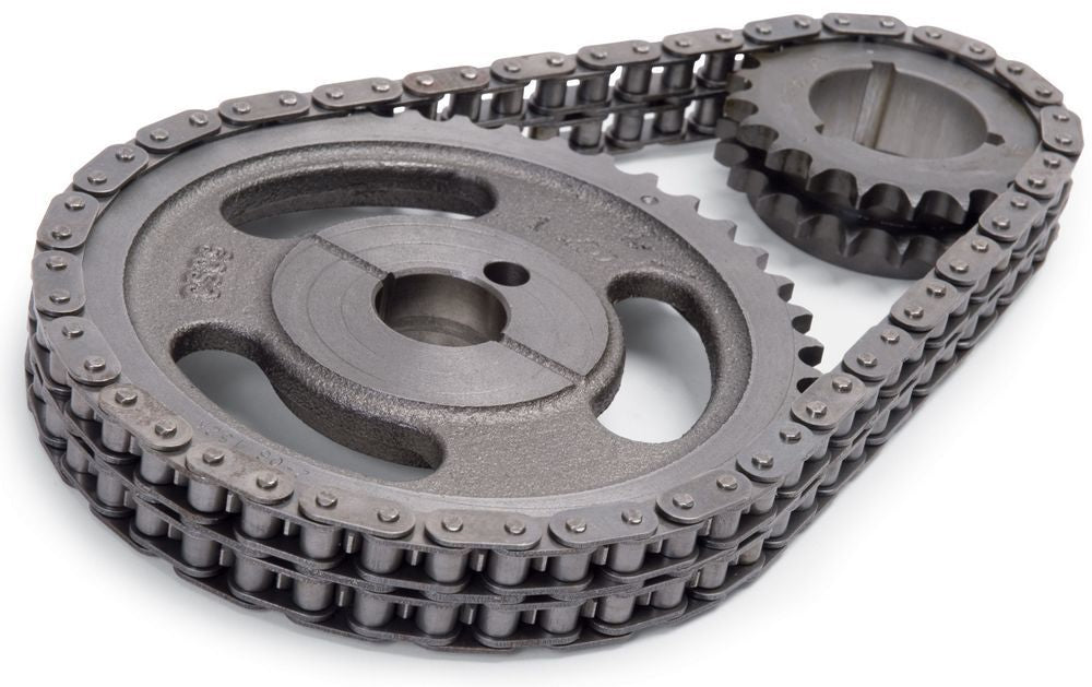 Timing Chain Set - Performer-Link - Double Roller - Keyway Adjustable - Cast Iron / Billet Steel - Small Block Ford - Kit