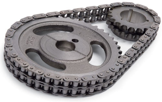 Timing Chain Set - Performer-Link - Double Roller - Keyway Adjustable - Cast Iron / Billet Steel - Small Block Ford - Kit