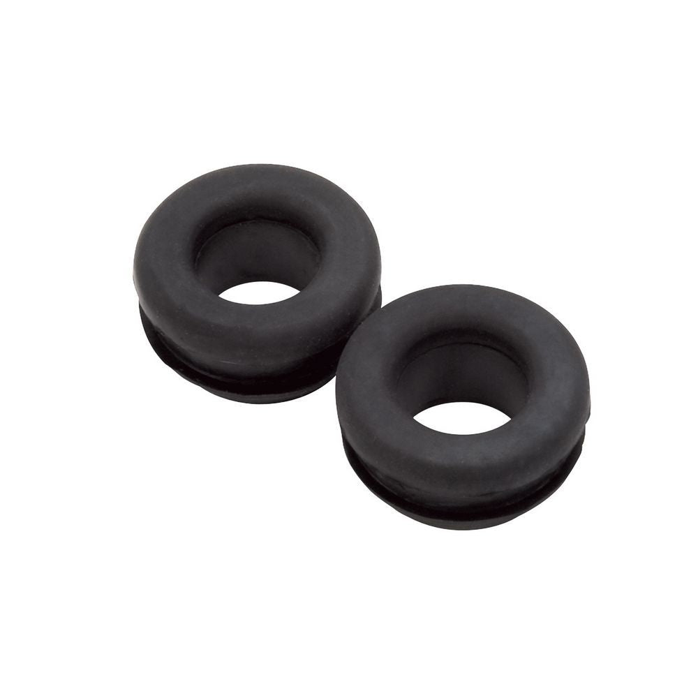 PCV Grommet - 0.750 in ID - 1.250 in OD - Rubber - Black - Pair