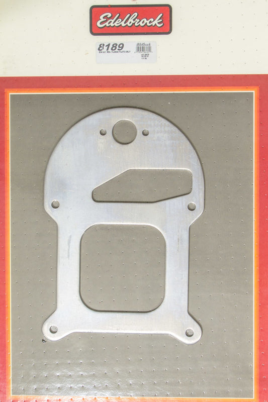 Fuel Pressure Regulator Bracket - Plate Style - Single Regulator - Aluminum - Natural - Square Bore - Each