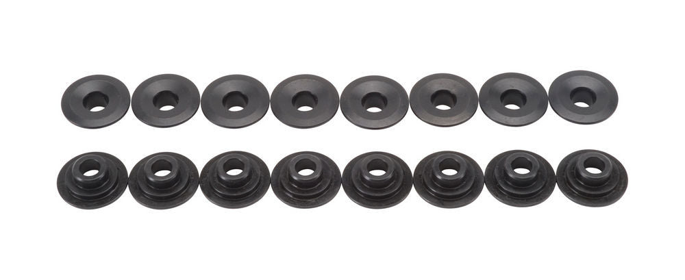 Valve Spring Retainer - 7 Degree - 1.000 in Step - 1.390 in Single Spring - Steel - Set of 16