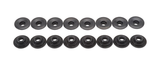 Valve Spring Retainer - 7 Degree - 1.000 in Step - 1.390 in Single Spring - Steel - Set of 16