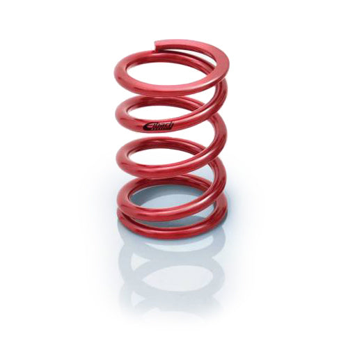 Coil Spring - Coil-Over - 2.5 in ID - 8 in Length - 1500 lb/in Spring Rate - Steel - Red Powder Coat - Each