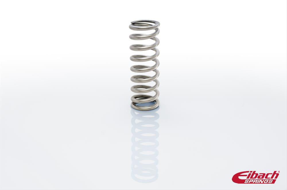 Coil Spring - Coil-Over - 2.5 in OD - 10 in Length - 250 lb/in Spring Rate - Steel - Silver Powder Coat - Each
