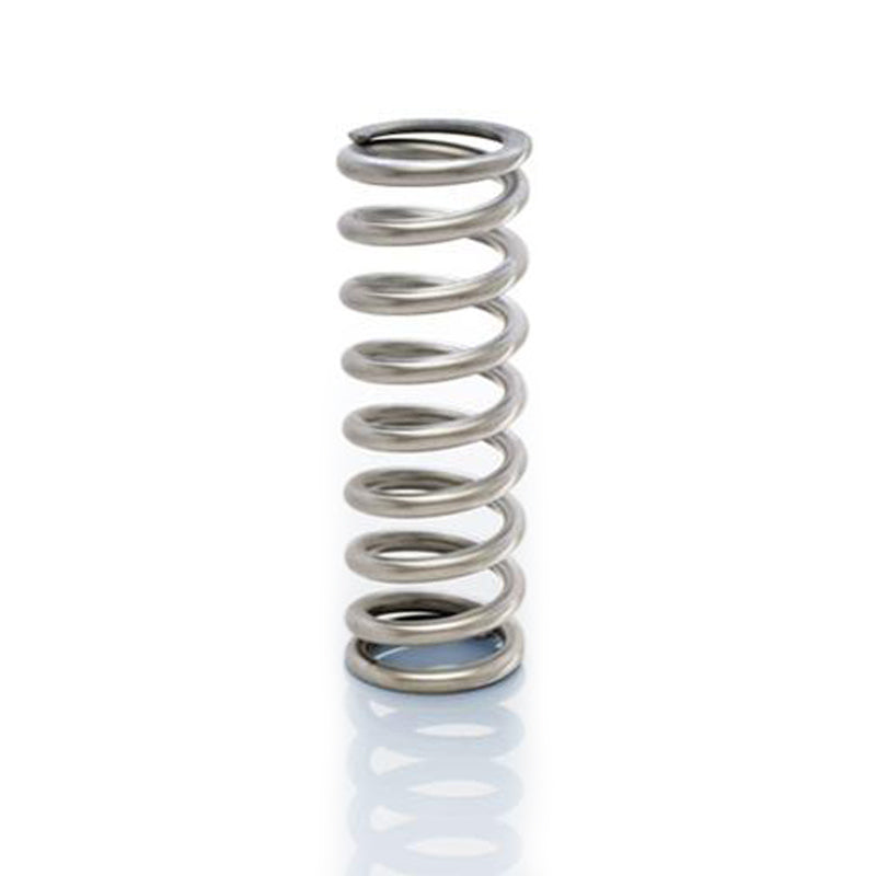 Coil Spring - Conventional - 2.5 in ID - 10 in Length - 300 lb/in Spring Rate - Steel - Silver Powder Coat - Each
