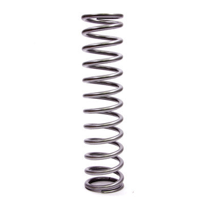 Coil Spring - Coil-Over - 2.5 in ID - 14 in Length - 500 lb/in Spring Rate - Steel - Silver Powder Coat - Each