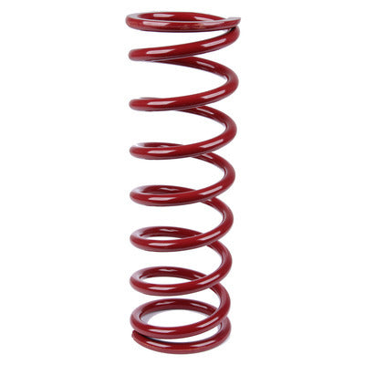Coil Spring - Conventional - 5 in OD - 15 in Length - 250 lb/in Spring Rate - Rear - Steel - Red Powder Coat - Each