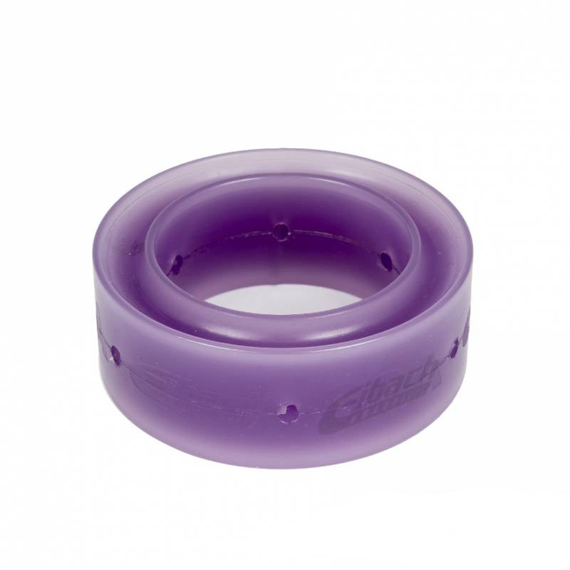 Spring Rubber - 60 Durometer - 2.5 in Springs - 1 in Height - Polyurethane - Purple - Each