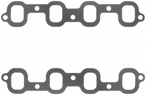 Intake Manifold Gasket - 0.09 in Thick - 1.4 x 1.9 in Rectangular Port - Composite - Chevy SB2 - Pair