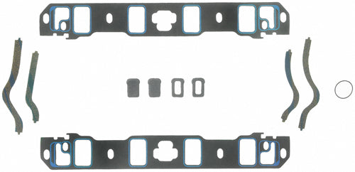 Intake Manifold Gasket - Printoseal - 0.06 in Thick - 1.2 x 2 in Rectangular Port - Composite - Small Block Ford - Kit