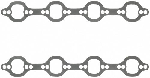 Engine & Accessories Header / Manifold Gasket - 1.420 x 1.620 in Peanut Port - Steel Core Laminate - Spread Port Heads - Small Block Ford - Pair