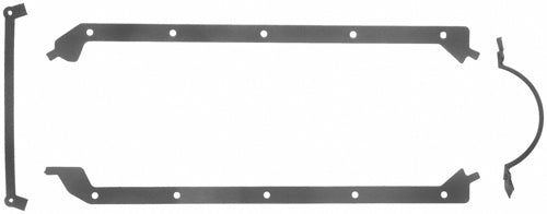 Oil Pan Gasket - 0.094 in Thick - Multi-Piece - Steel Core Rubber Coated Fiber - GM DRCE / Dart Merlin - Kit