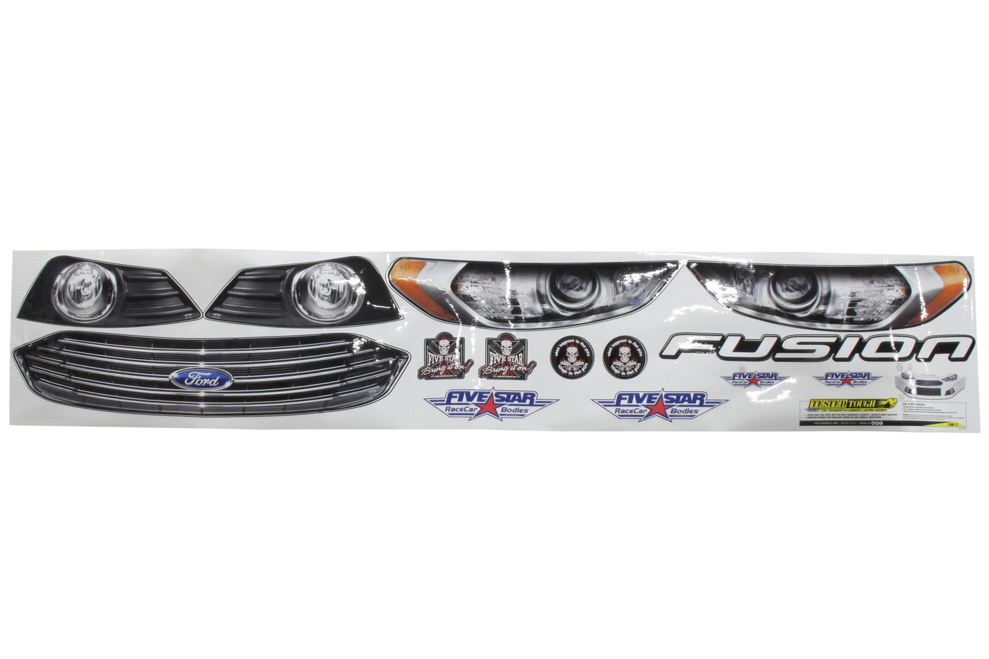 Fivestar Fusion 2013 Front Nose Decal Kit