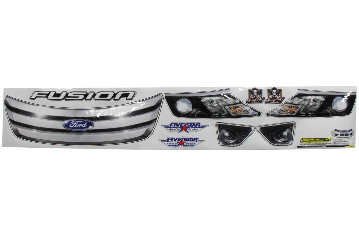 Fivestar Ford Fusion '10-12 Front Nose Graphics Kit