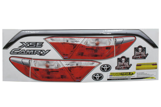 Fivestar Toyota Camry Rear Bumper Cover Decal Set