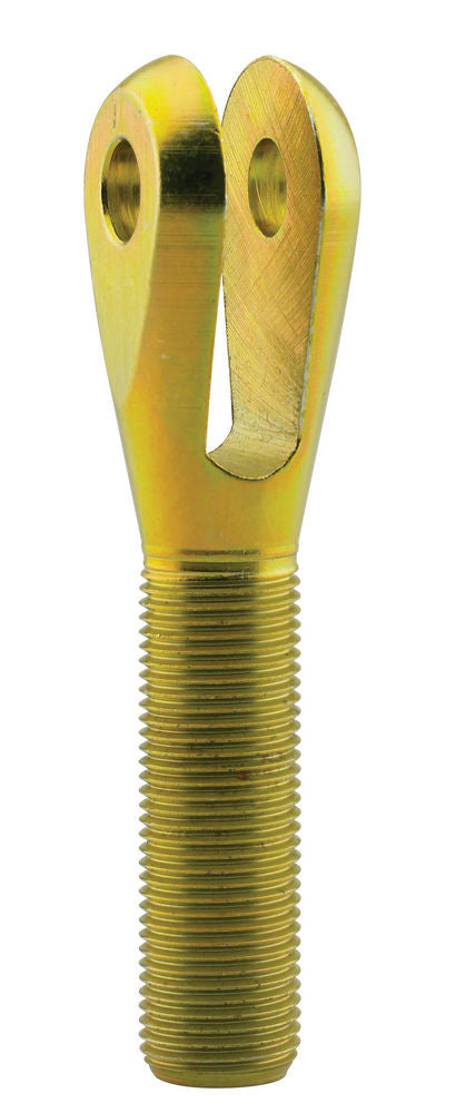 Rod End - Clevis - 3/8 in Bore - 1/2-20 in Right Hand Male Thread - 1/4 in Slot - Steel - Cadmium - Each