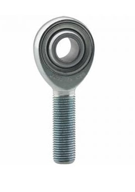 Rod End - Standard - Spherical - 16 mm Bore - 16 mm x 1.5 Left Hand Male Thread - PTFE Lined - Steel - Zinc Plated - Each